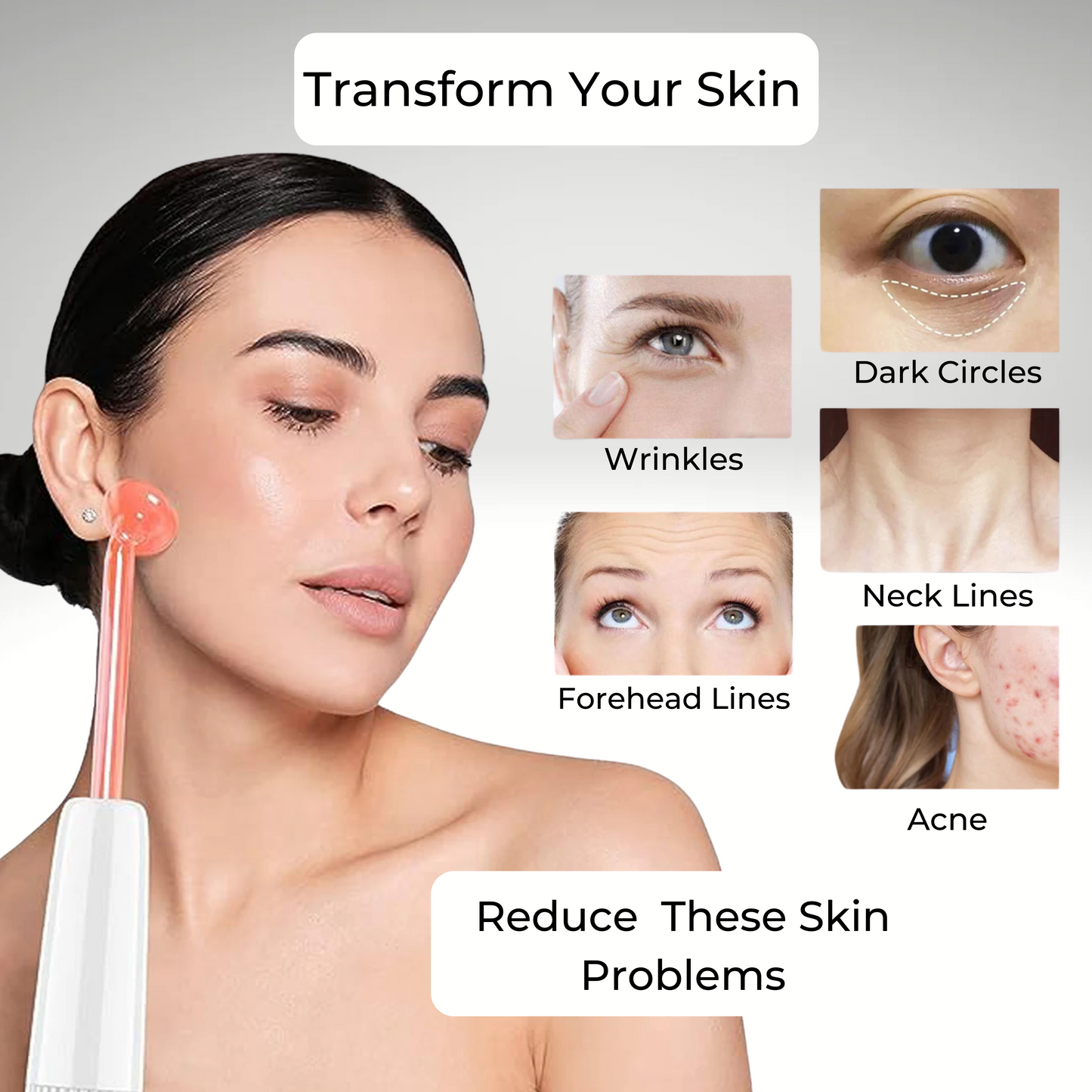 Darsonval 4-Wand High-Frequency Facial Magic